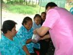 โครงการรดน้ำ้ดำหัวขอพรผู้สูงอายุ ประจำปี 2554